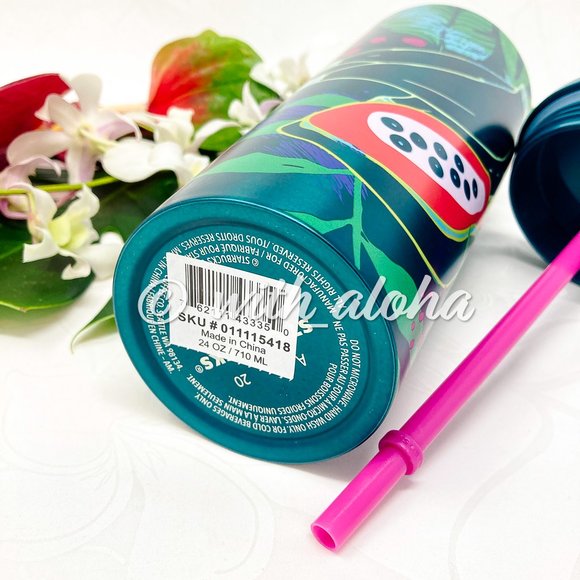 ✨NEW✨ ⭐️ Starbucks HAWAII🍍Tropical 24oz Tumbler - Picture 6 of 6